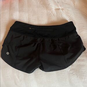 lululemon athletica Women's Jet Black Athletic Shorts